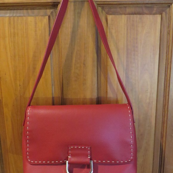 Liz Claiborne Red Purse/Bag - Picture 1 of 8